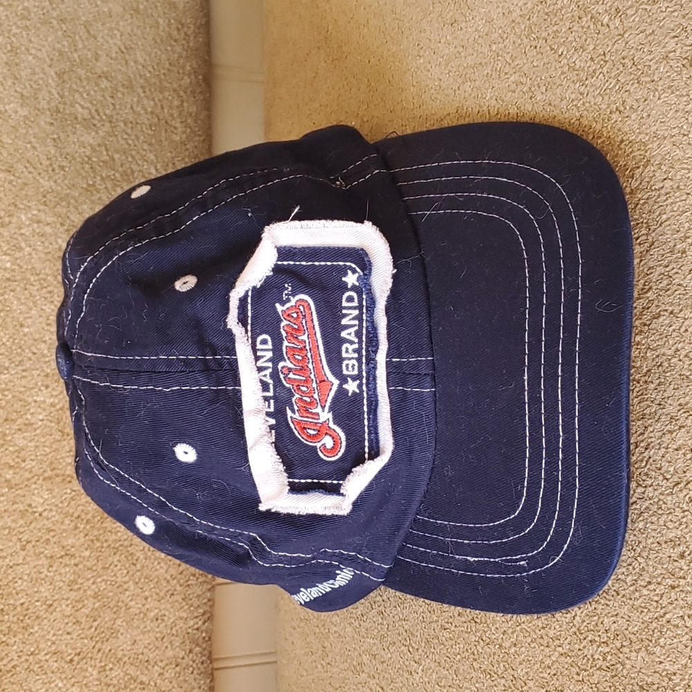 Cleveland Indians Guardians ball cap adjustable blue red Cleveland Clinic